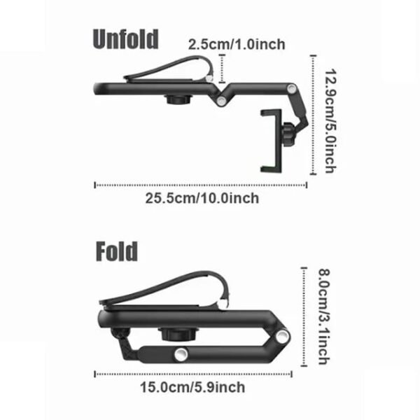 Support de Téléphone Réglable pour Rétroviseur de Voiture – Image 6